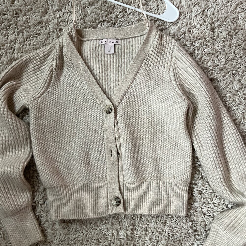 ✨ Sincerely Jules Knit Button-Up Cardigan (XS) ✨